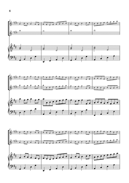 Pachelbel Canon in D • trumpet in Bb duet sheet music w/ piano accompaniment image number null