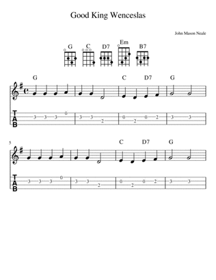 Good King Wenceslas (Ukulele)