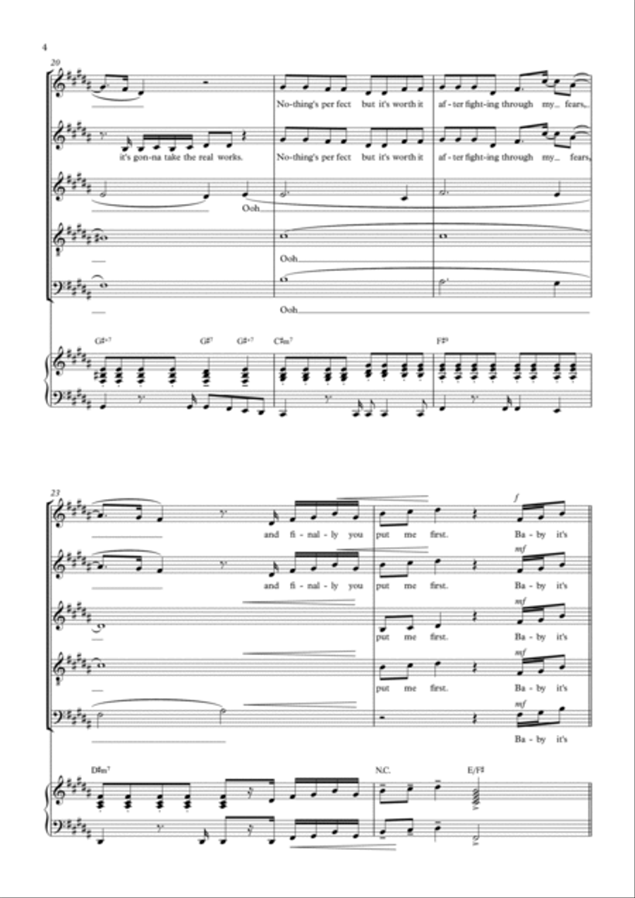 Love On Top Love On Top Choir scores gallery preview page 4