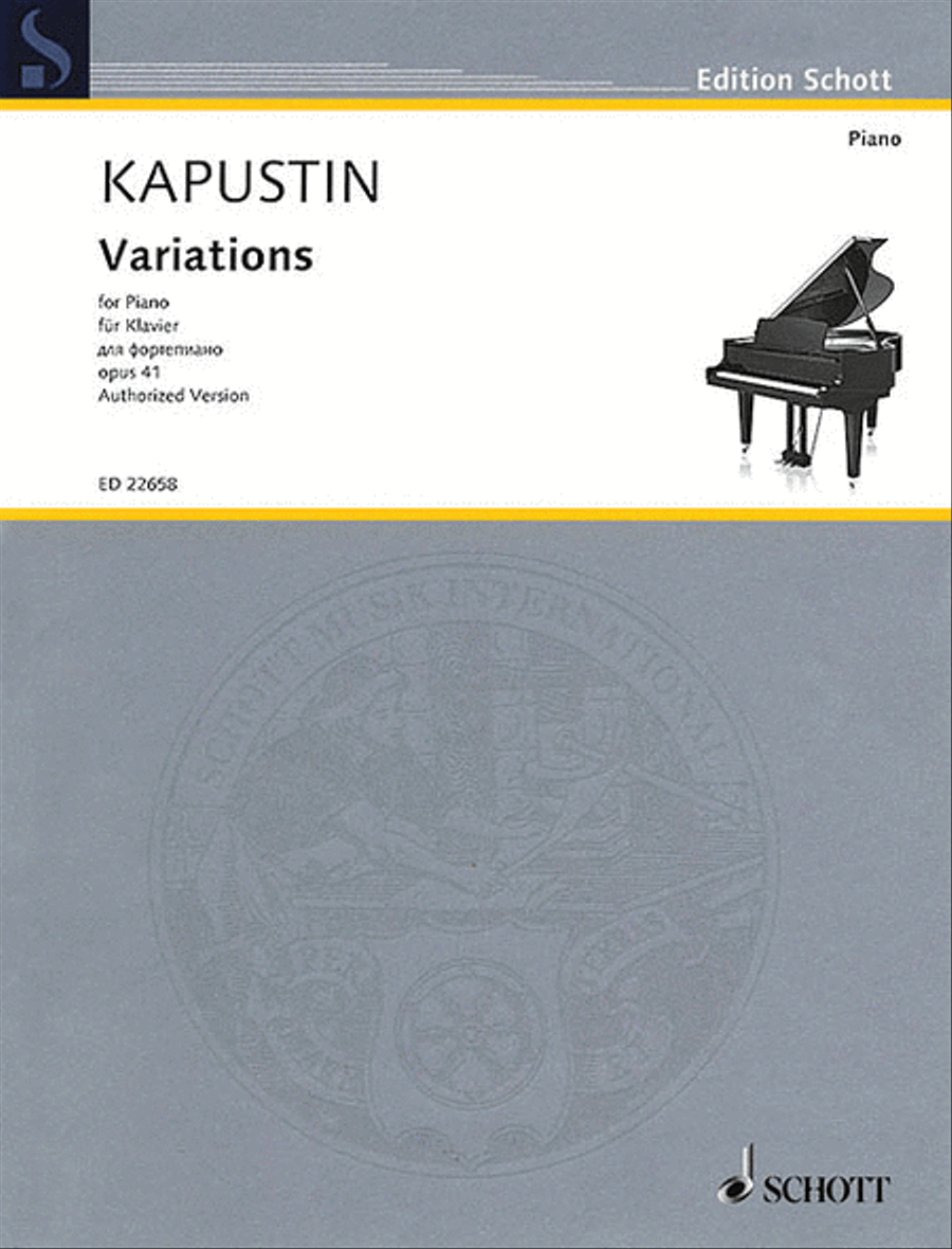 Variations, Op. 41 Piano Solo scores gallery preview page 1