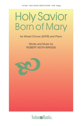 Book cover for Holy Savior Born of Mary - SATB