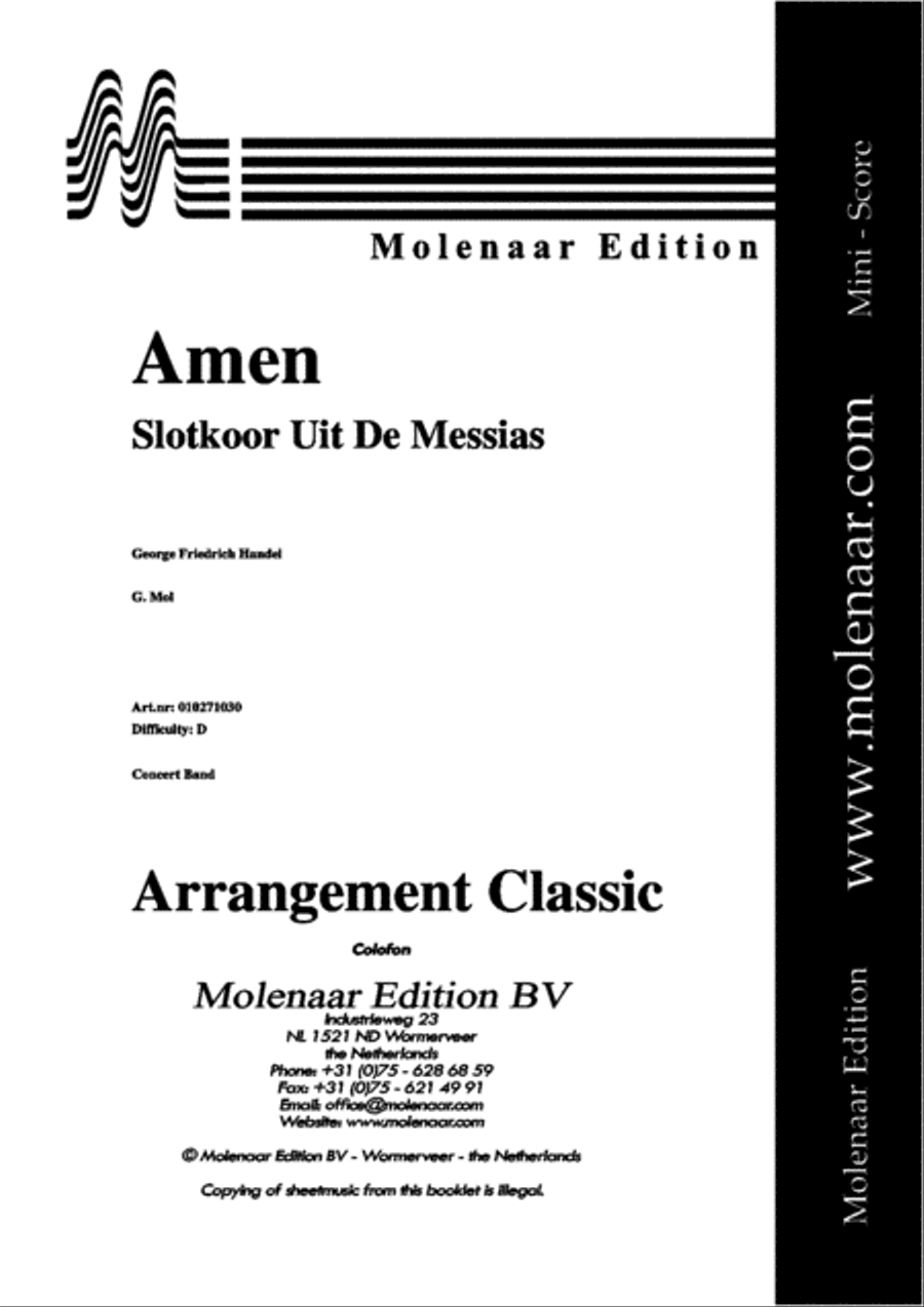Amen Concert Band scores gallery preview page 2