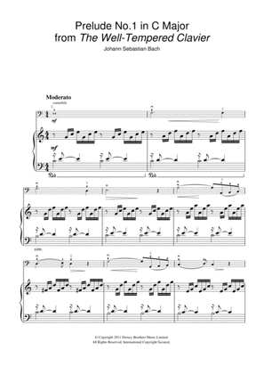 Book cover for Prelude No.1 in C Major (from The Well-Tempered Clavier, Bk.1)