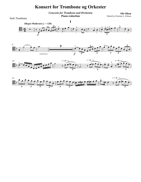 Concerto in F for Trombone & Piano