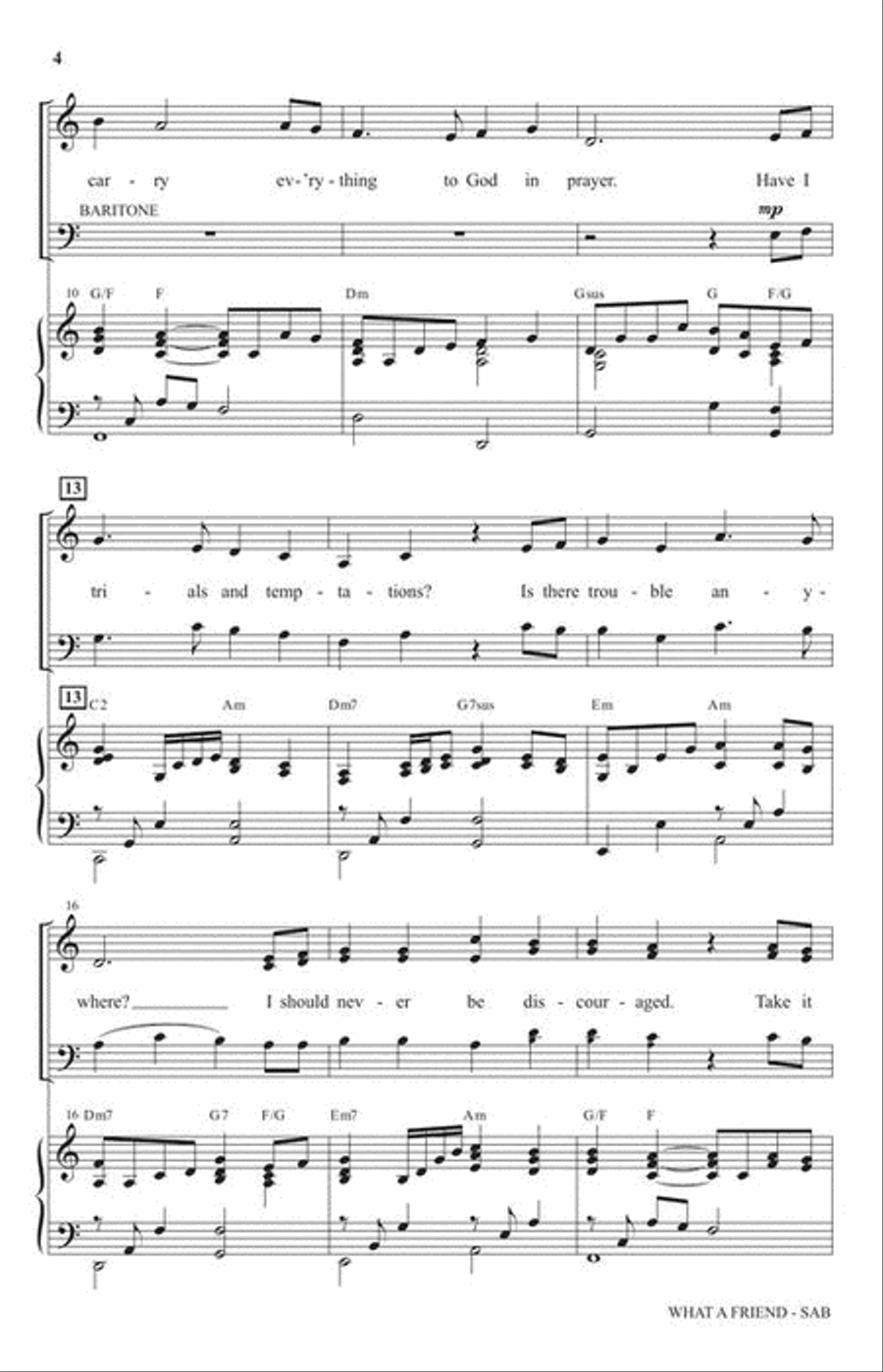 What a Friend 3-Part scores gallery preview page 4