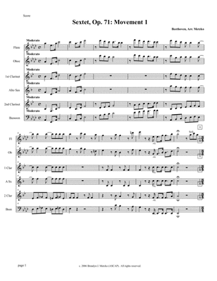 Sextet, Op. 71 (Beethoven)