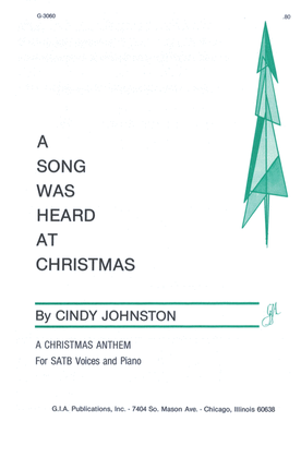 Book cover for A Song Was Heard at Christmas