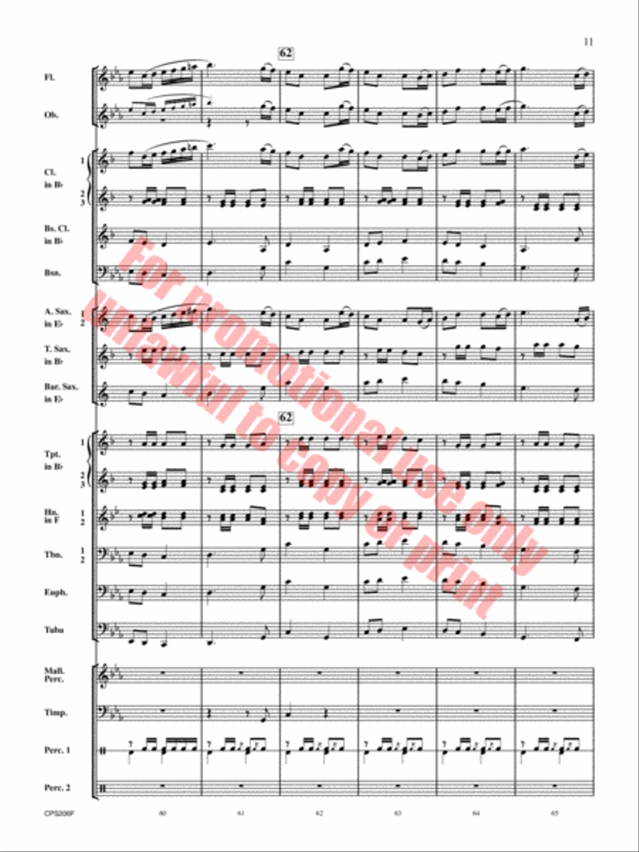 Dorian Dialogue Dorian Dialogue Concert Band scores gallery preview page 12