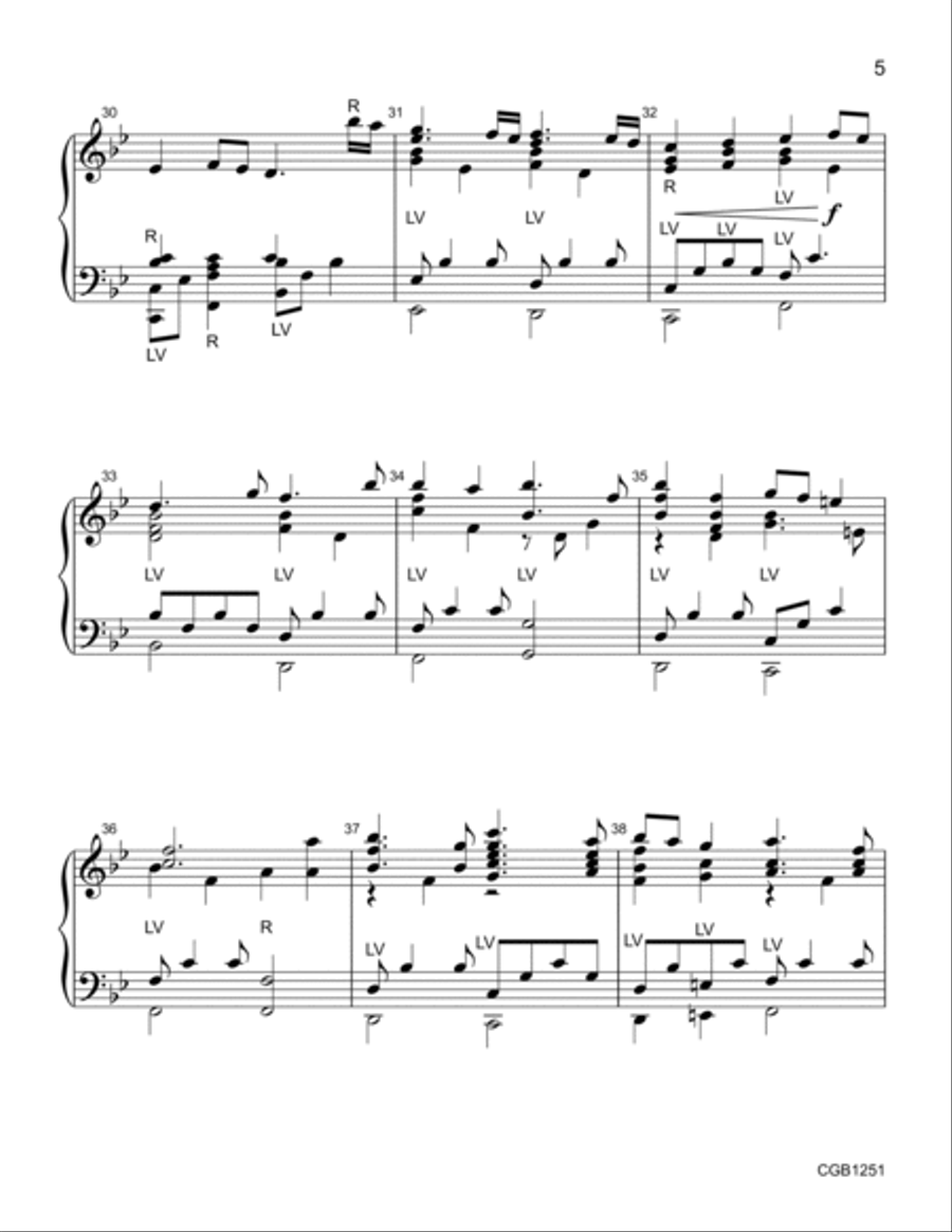 O God, Our Help in Ages Past (Handbell Score) 5-Octaves scores gallery preview page 5