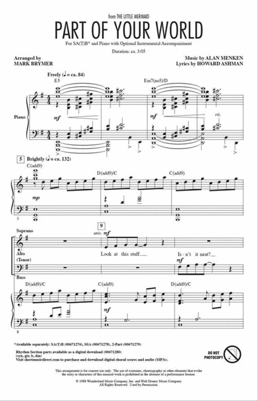Part of Your World SA scores gallery preview page 2