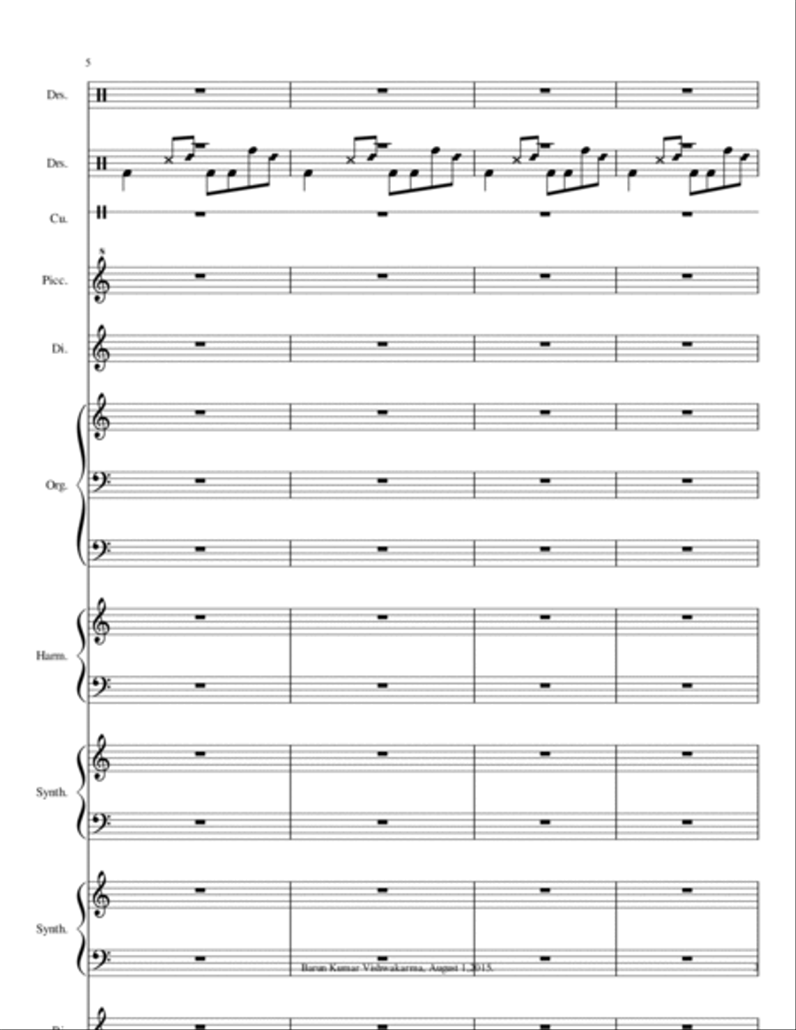 BarunContemplativeScenesMusic Small Ensemble scores gallery preview page 3