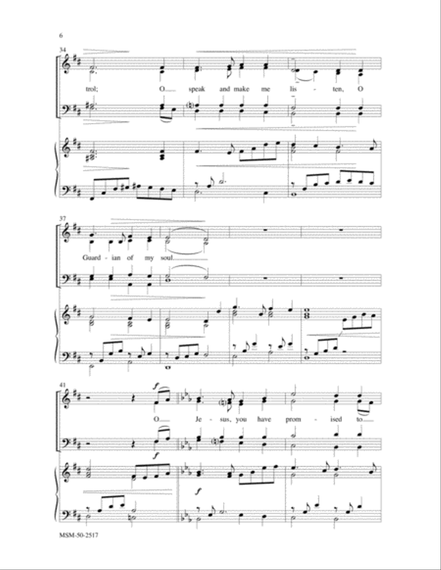 O Jesus, I Have Promised O Jesus, I Have Promised 4-Part scores gallery preview page 4