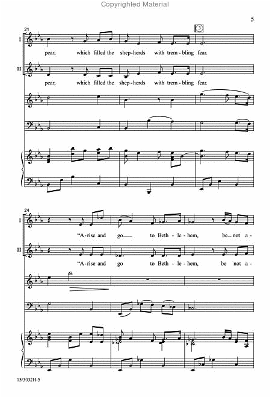 The Wexford Carol 2-Part scores gallery preview page 5