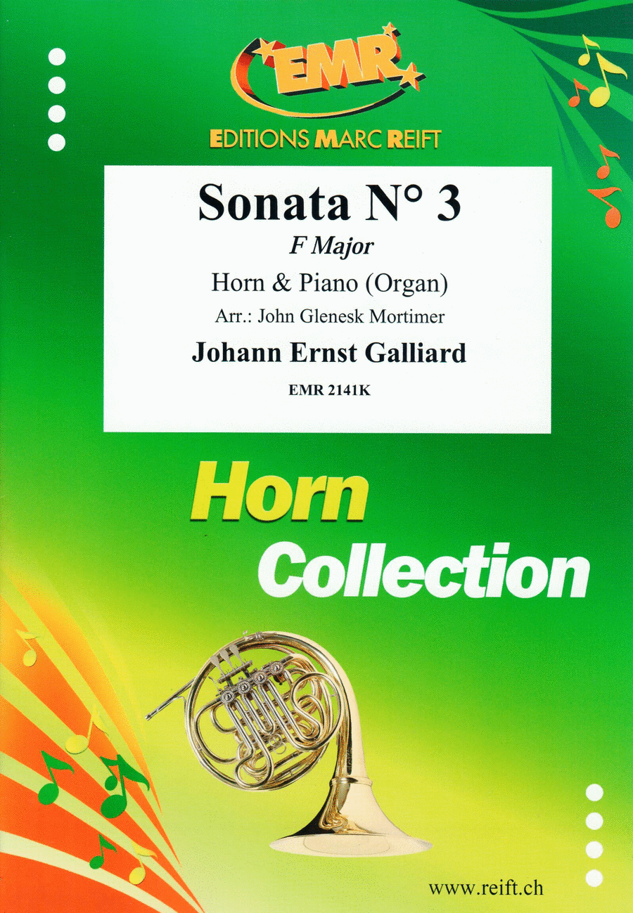 Sonata No. 3 in F Major Horn scores gallery preview page 1