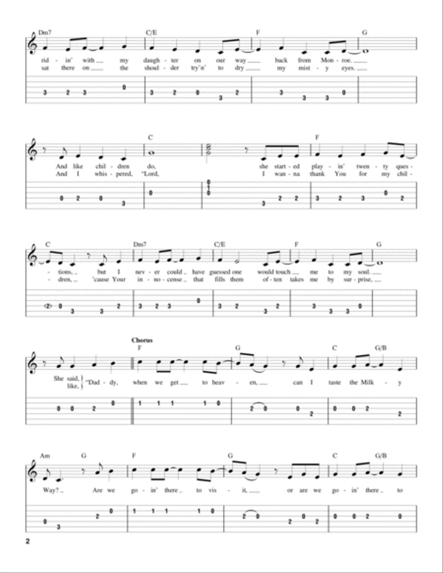 Help Pour Out The Rain (Lacey's Song) Acoustic Guitar scores gallery preview page 2