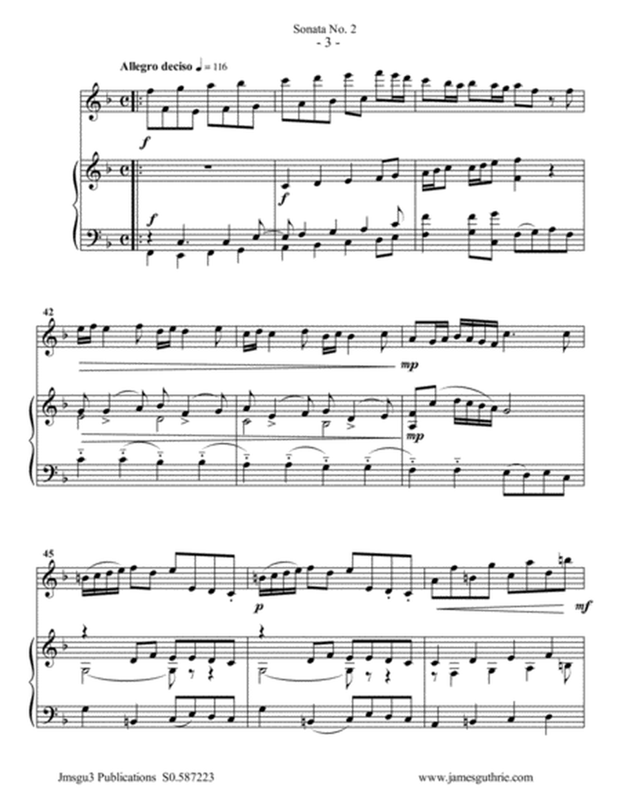 Vivaldi: Sonata No. 2 for Violin & Piano image number null
