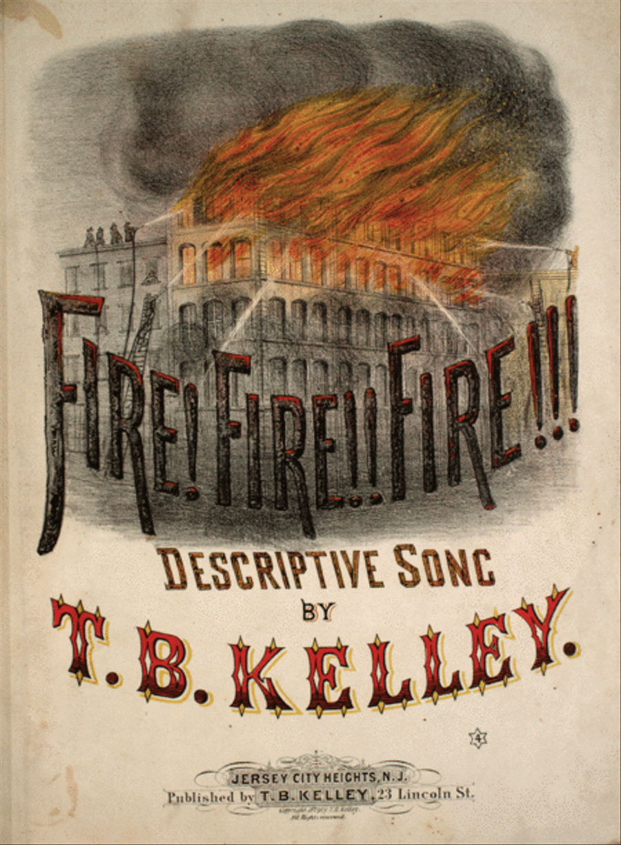 Fire! Fire! Fire! Descriptive Song Voice scores gallery preview page 1