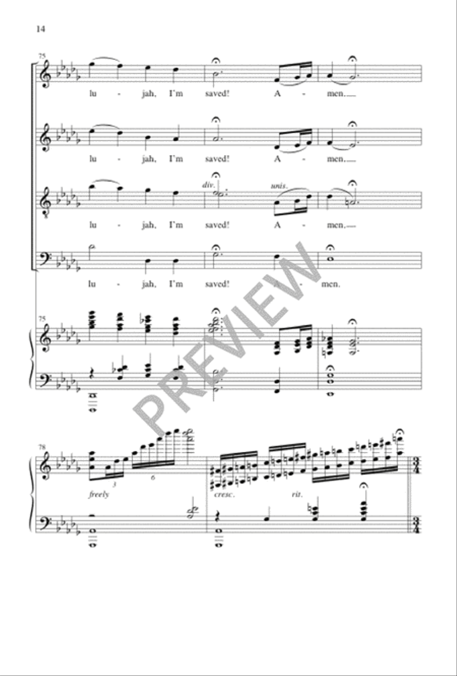 Great and Marvelous Great and Marvelous Choir scores gallery preview page 15