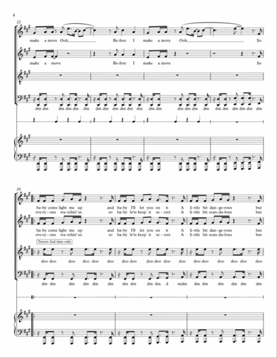 Into You Into You 4-Part scores gallery preview page 4