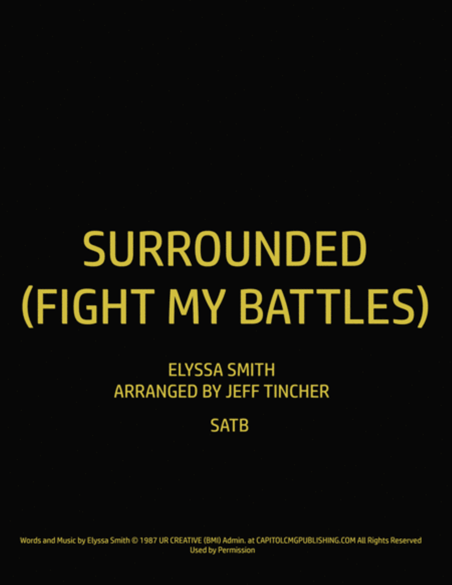 Surrounded (fight My Battles) 4-Part scores gallery preview page 1