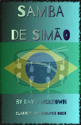 Book cover for Samba de Simão, for Clarinet and Trumpet Duet