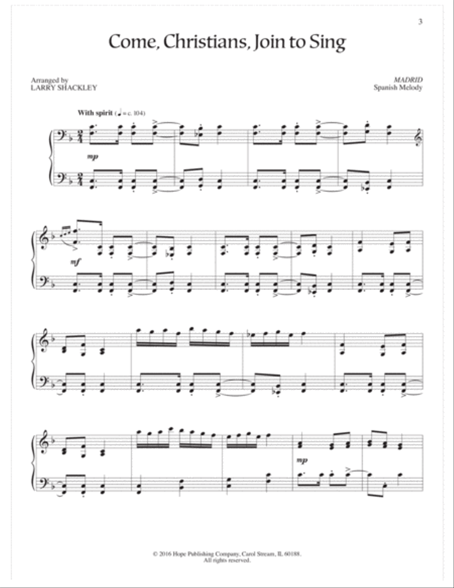 Hymns in a Celtic Style Piano Solo scores gallery preview page 4