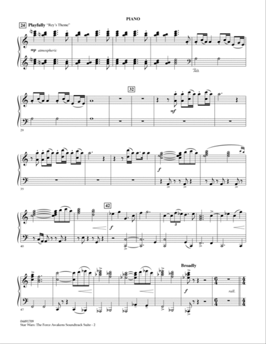 Star Wars: The Force Awakens Soundtrack Suite - Piano Piano scores gallery preview page 2