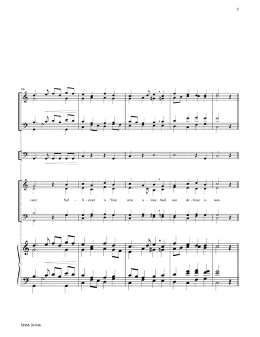 O God, Our Help in Ages Past Women's Choir scores gallery preview page 4
