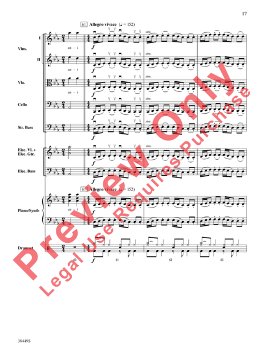 Requiem (The Fifth) String Orchestra scores gallery preview page 18