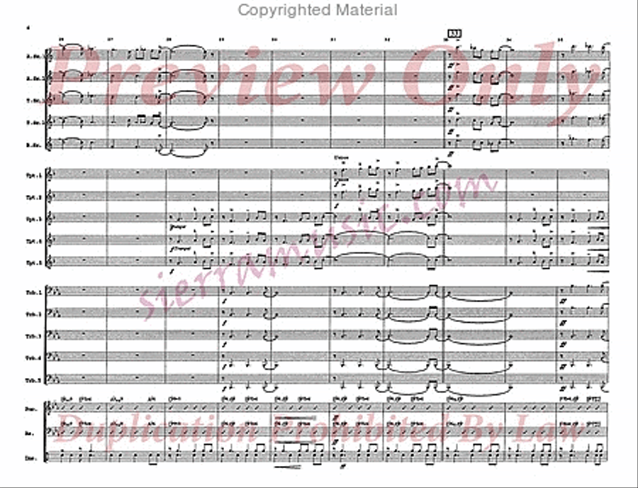 A Foggy Day A Foggy Day Jazz Ensemble scores gallery preview page 5