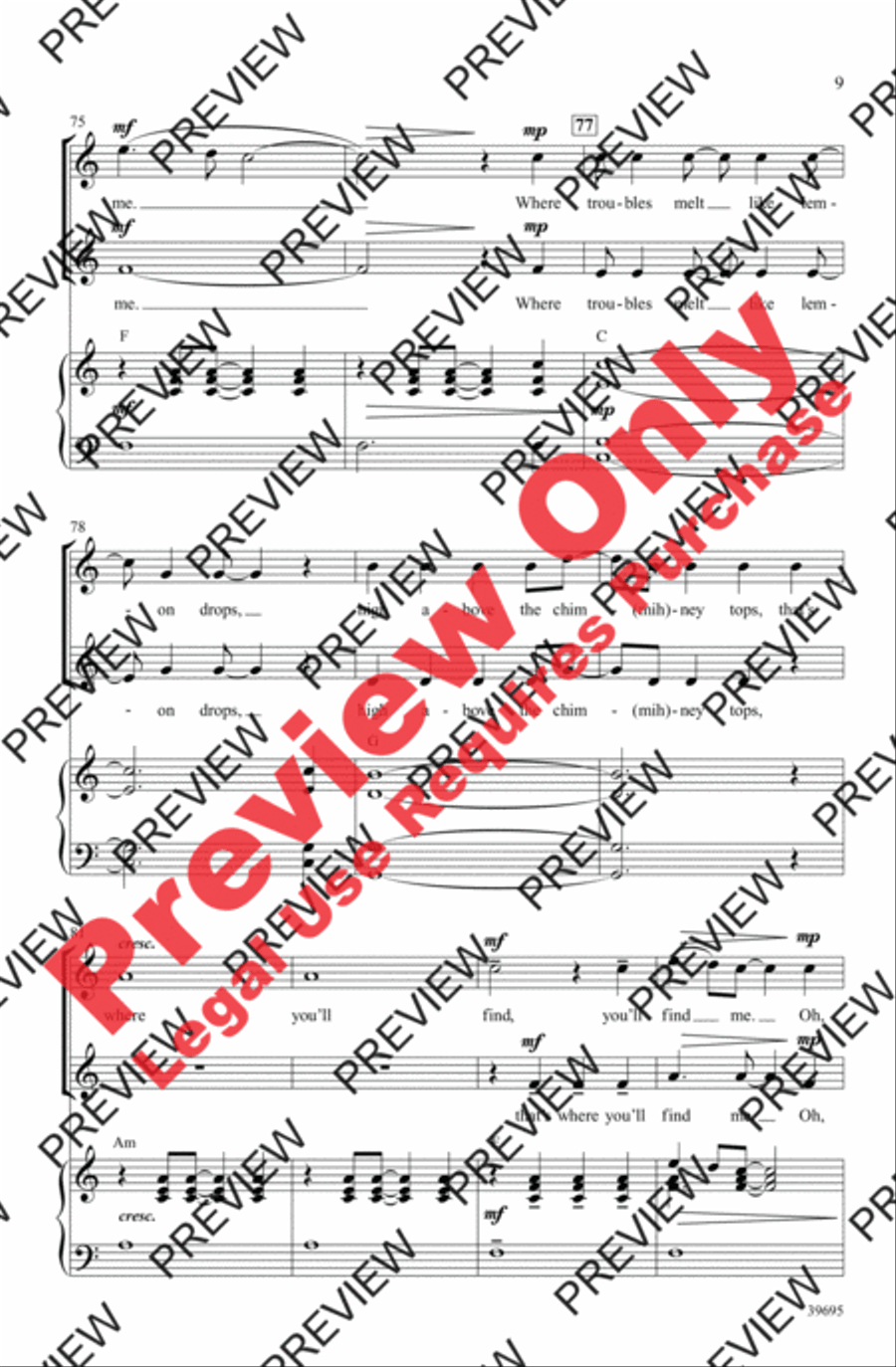Over the Rainbow 2-Part scores gallery preview page 20