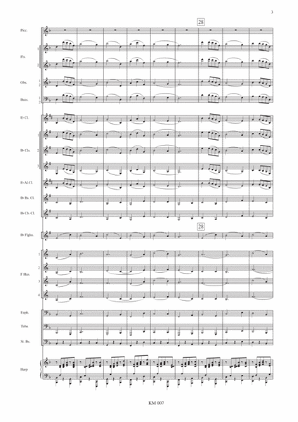 Intermezzo Sinfonico from “Cavalleria Rusticana” (A4)