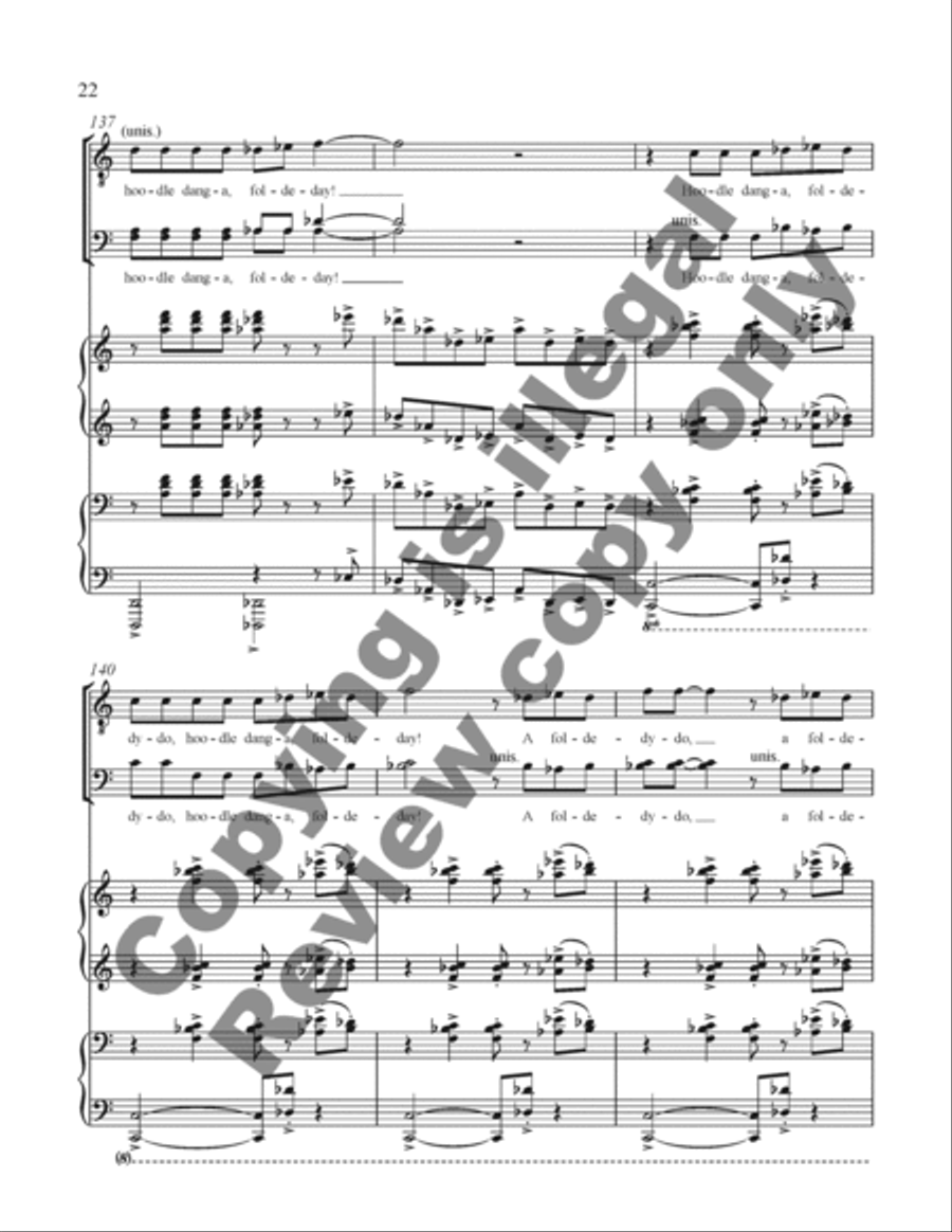 Sweet Betsy Sweet Betsy TTBB scores gallery preview page 21