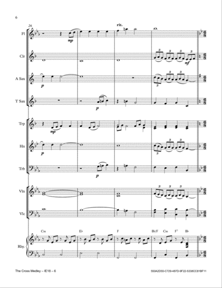 The Cross Medley Full Orchestra scores gallery preview page 6