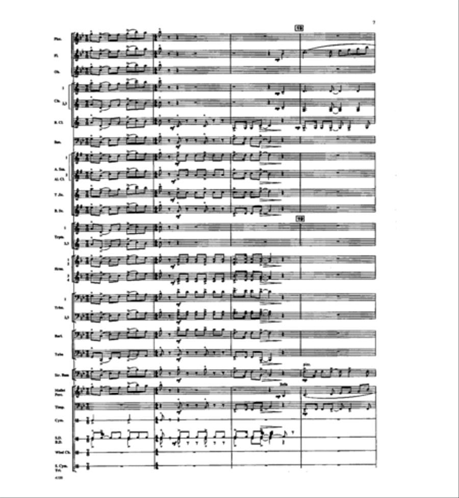 Of A Distant Star Concert Band scores gallery preview page 6