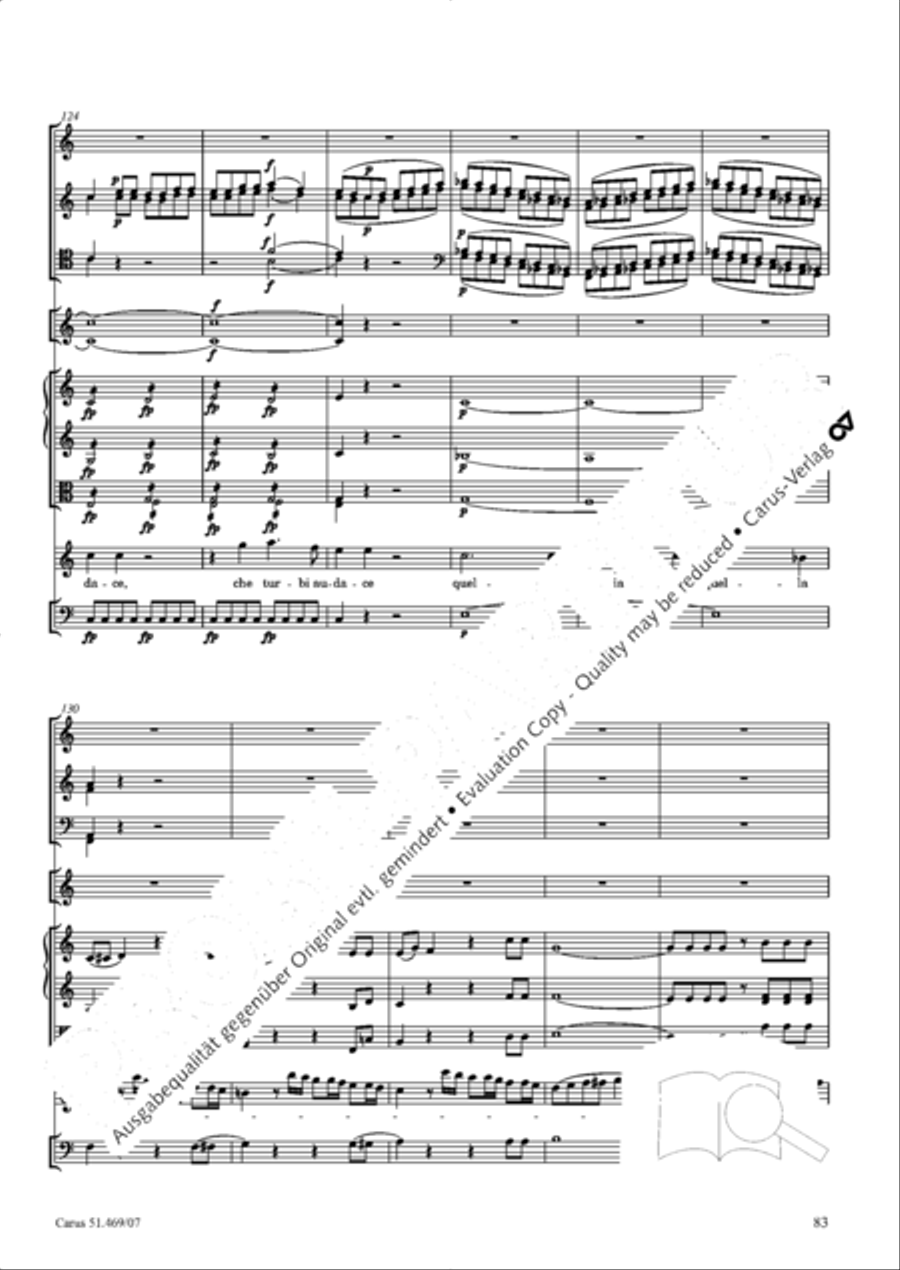 Davide penitente 4-Part scores gallery preview page 96