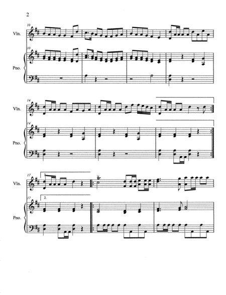 "March" by Viktor Kosenko (from Four Children's Pieces for violin) Violin Solo - Digital Sheet Music