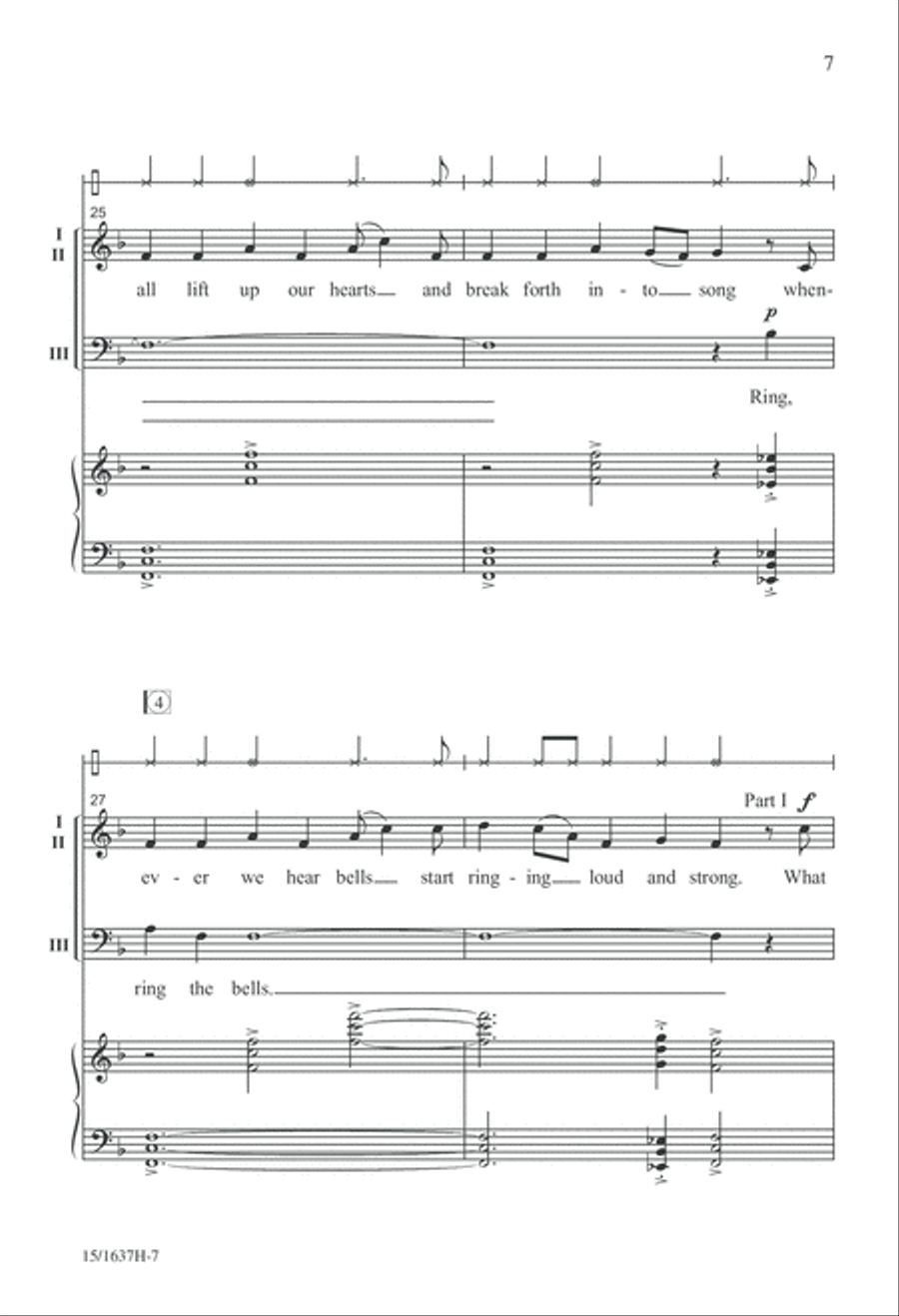 Irish Carol 3-Part scores gallery preview page 7
