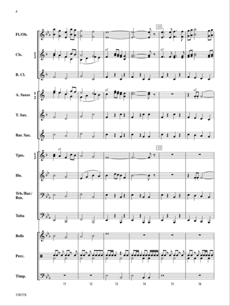 Tygh Ridge March Tygh Ridge March Concert Band scores gallery preview page 4
