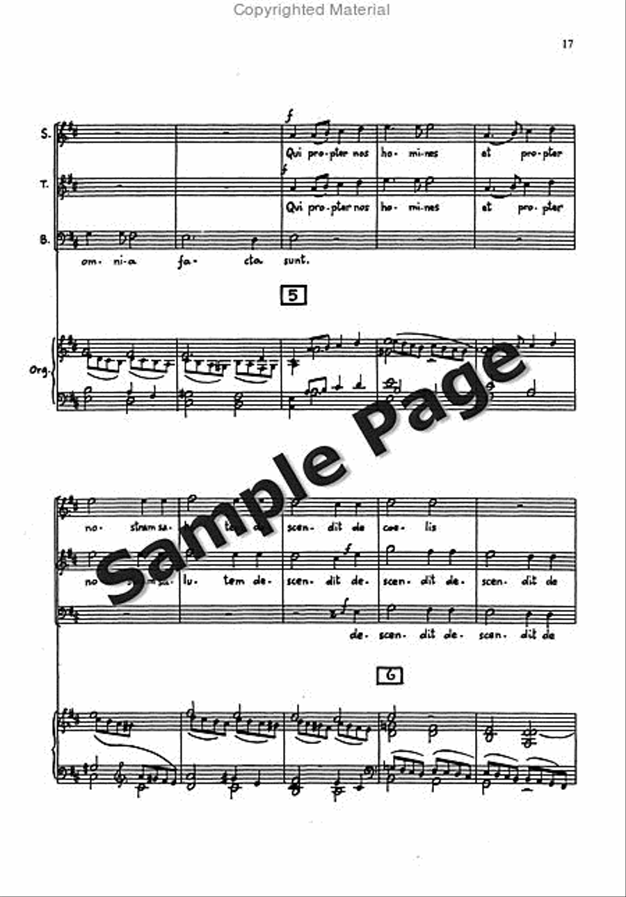 Messa Breve For Mixed Choir (3 Voices Stb) And Organ STB scores gallery preview page 16