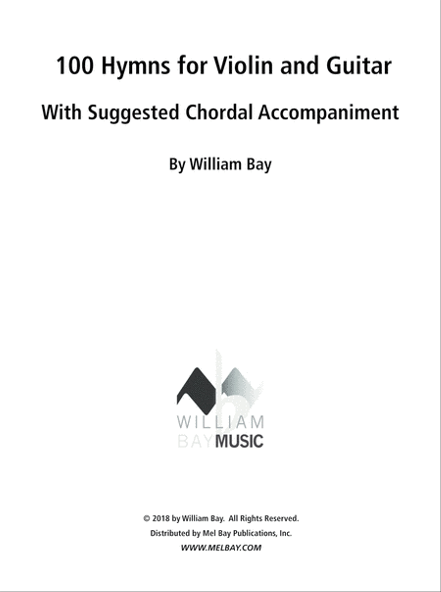 100 Hymns for Violin and Guitar Violin Solo scores gallery preview page 2