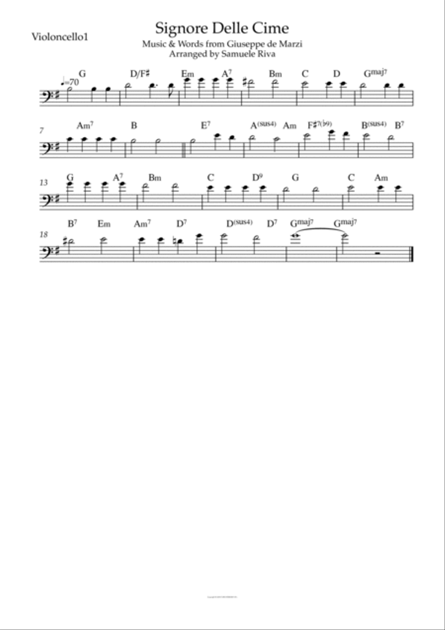 Signore Delle Cime String Quartet scores gallery preview page 4