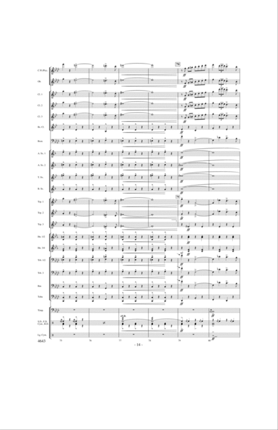 National Emblem National Emblem Concert Band scores gallery preview page 13