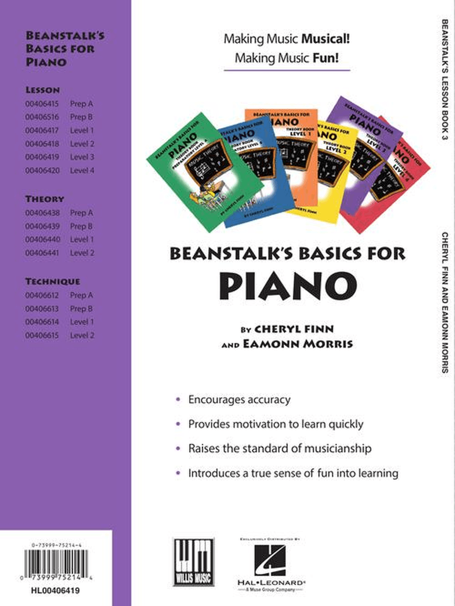Beanstalk's Basics for Piano Piano Method scores gallery preview page 8