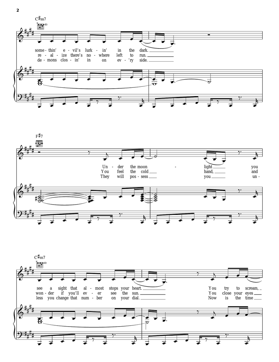 Thriller Thriller Acoustic Guitar scores gallery preview page 2