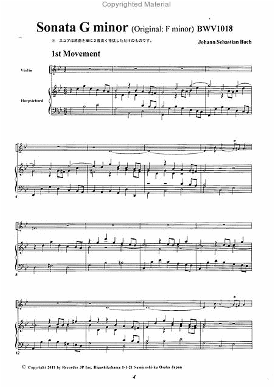 Sonatas, Vol. 6 Sonatas, Vol. 6 Alto Recorder scores gallery preview page 3