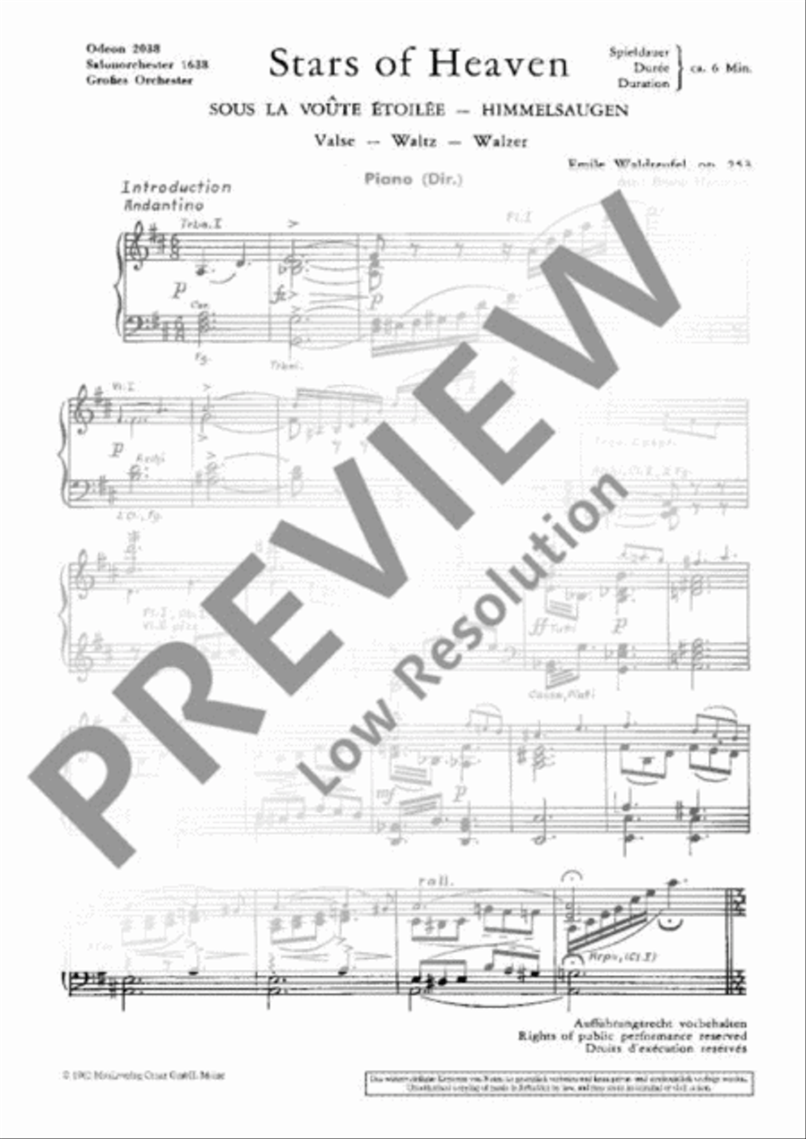 Stars of Heaven Stars of Heaven Orchestra scores gallery preview page 2
