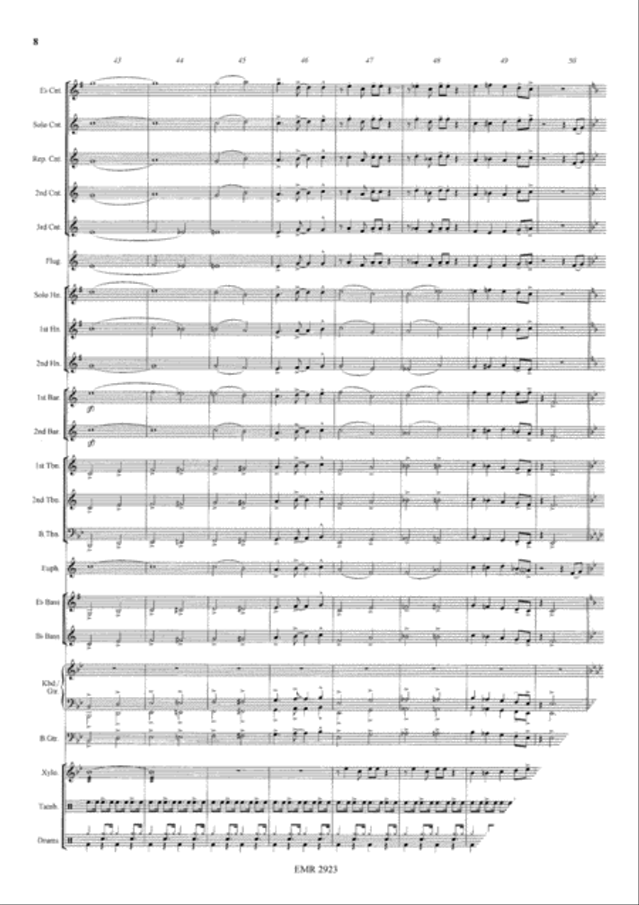 Kumbaya Brass Band scores gallery preview page 9