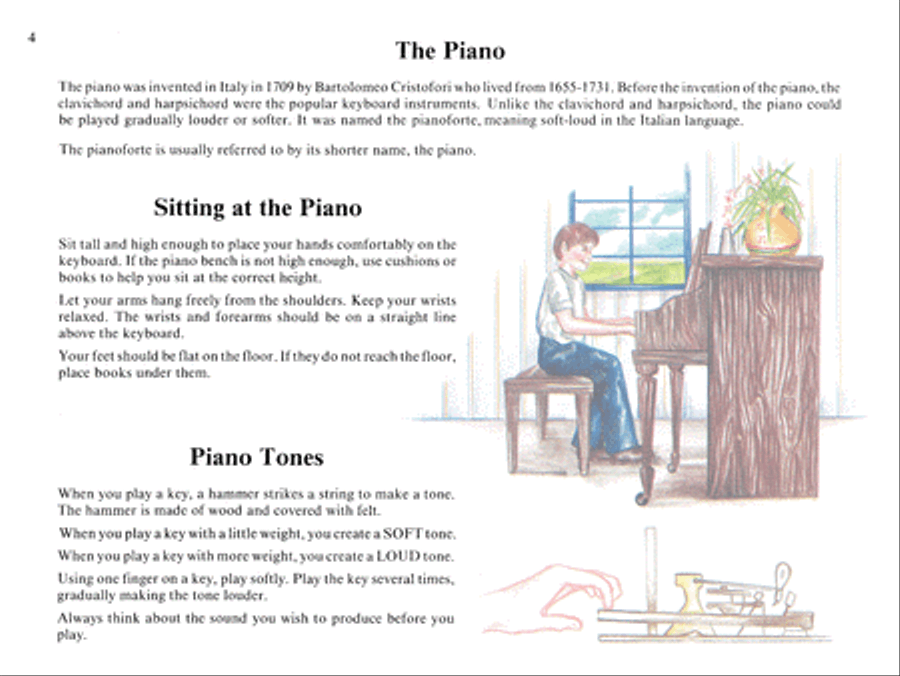 David Carr Glover Method for Piano Lessons Piano Method scores gallery preview page 4