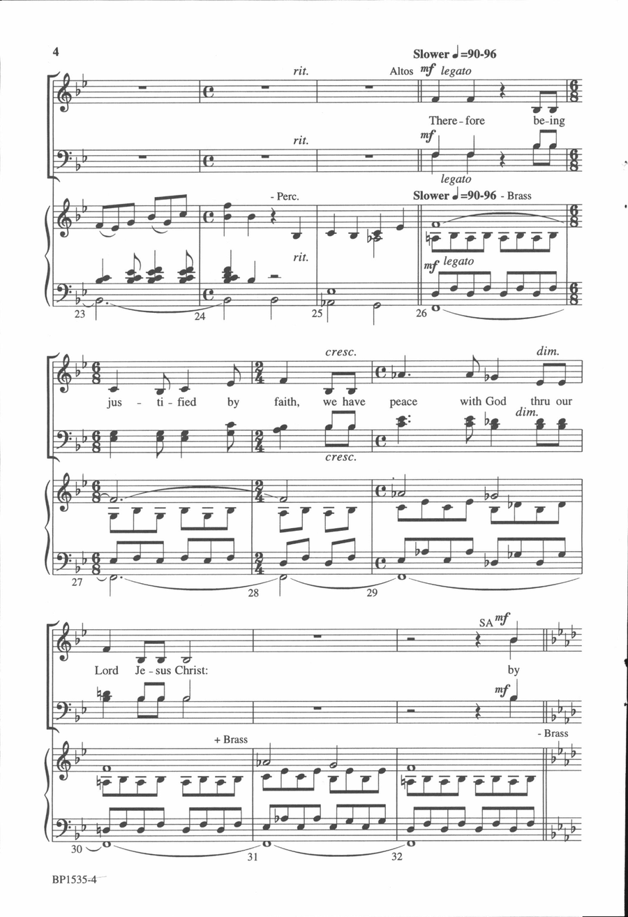 And Can It Be - Courtney 4-Part scores gallery preview page 4